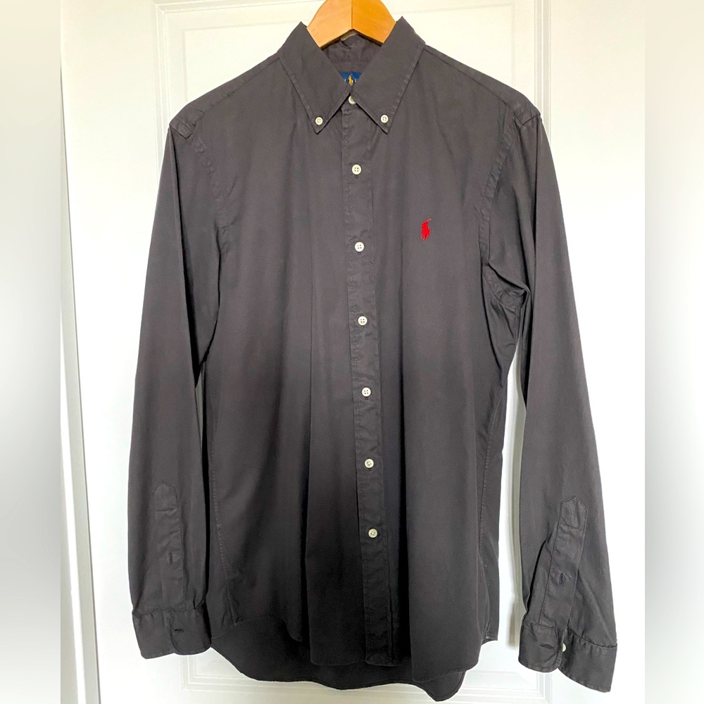 Ralph Lauren dark grey button down shirt Size - M